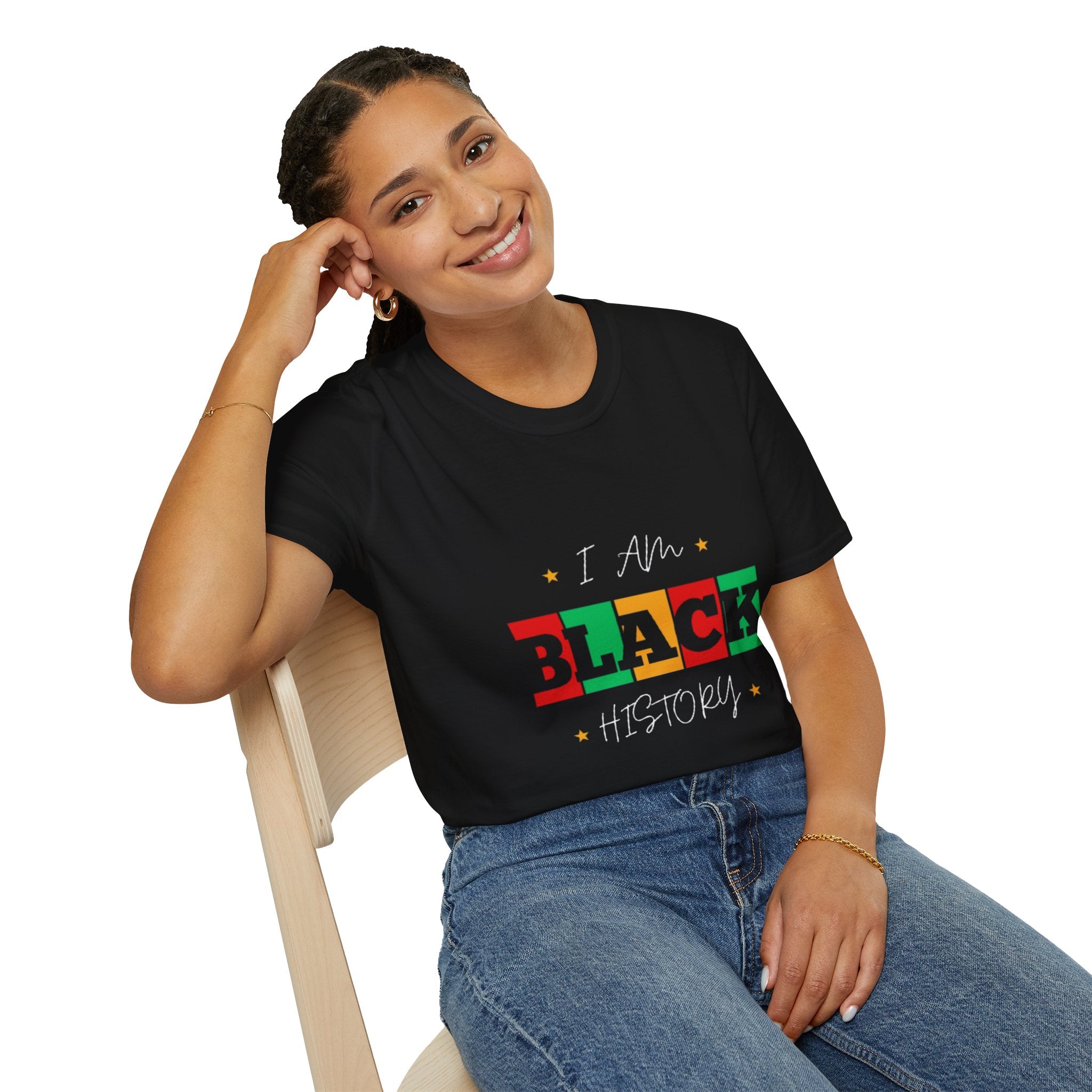 I Am Black History Softstyle T-Shirt